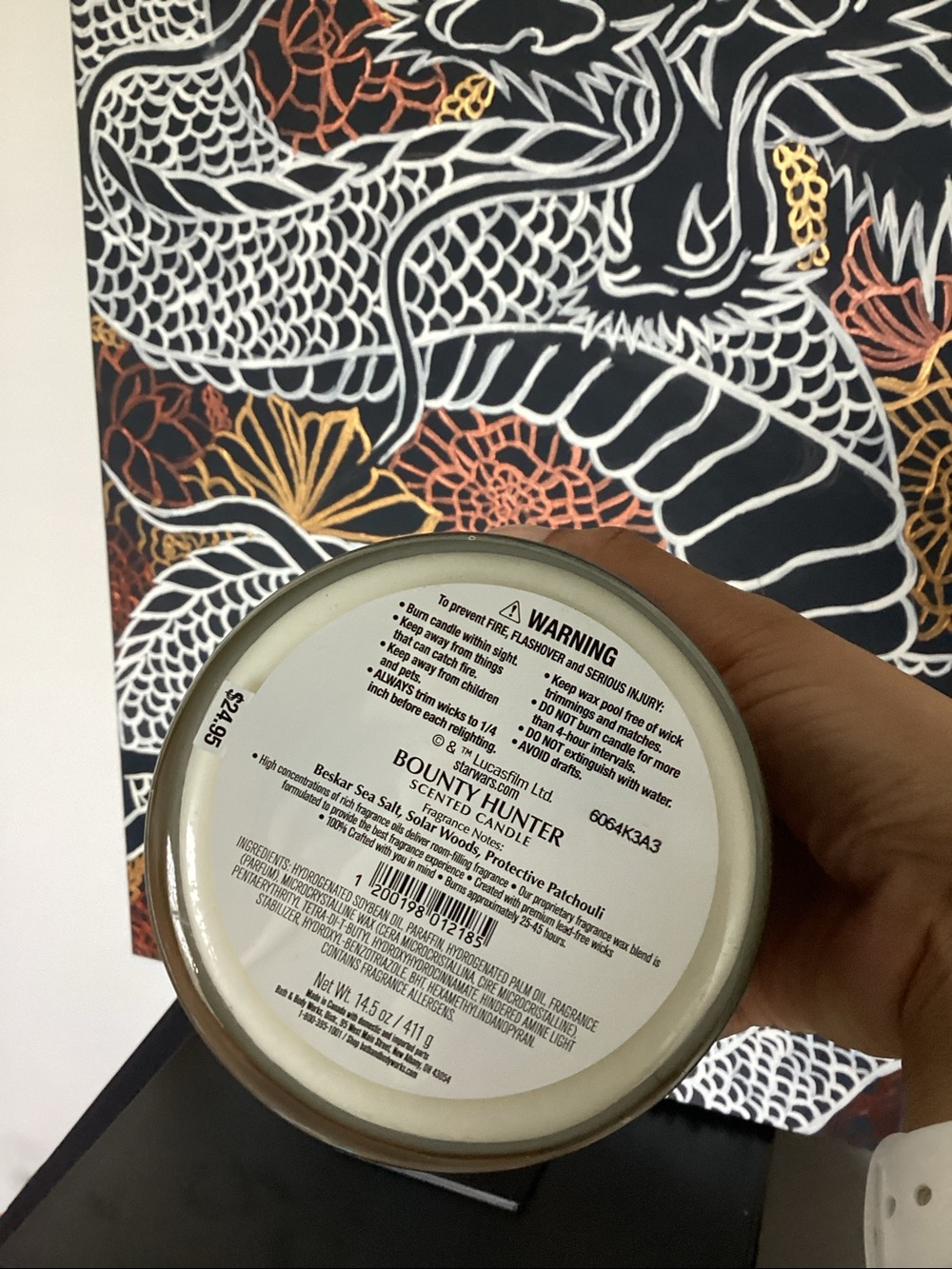 Bath and Body Works Bounty Hunter 3 wick candle - Picture 3 of 3